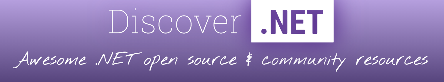 Discover .NET banner.