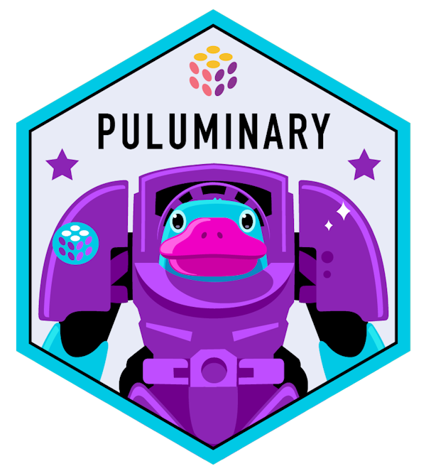 Puluminary badge.